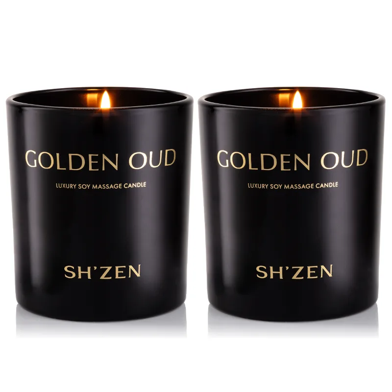 2 x NEW Golden Oud Luxury Candle